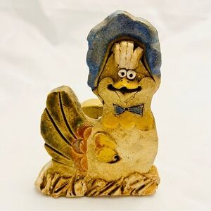 Max Hindt California Pottery, Duck Chicken Wall Hook, VTG EUC